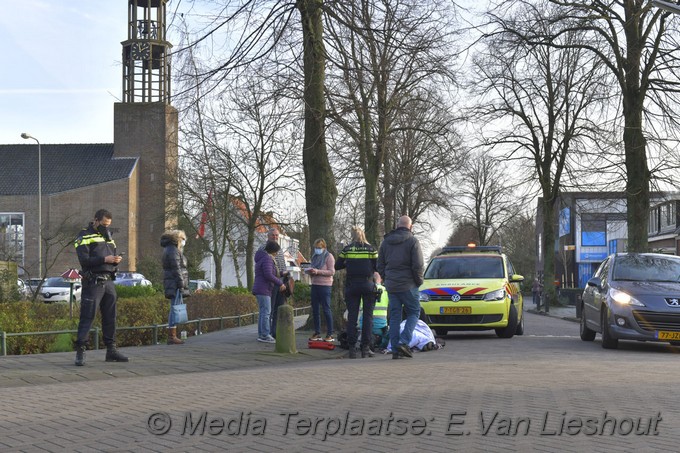 Mediaterplaatse ongeval letsel vijfhuizen fietser auto 16122020 Image00001