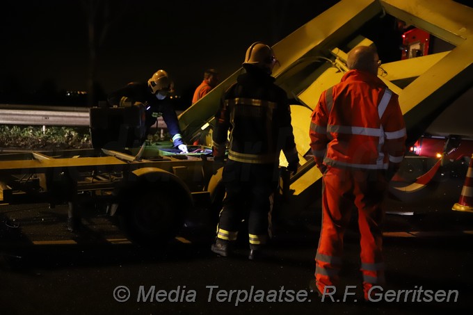 Mediaterplaatse ongeval met pijlwagen a20 18122020 Image00089