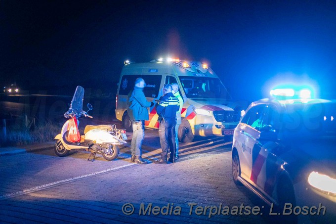 Mediaterplaatse ongeval scooterrijder zandvoort 28122020 Image00004