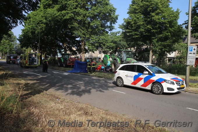 Mediaterplaatse ongeval fietser grasmaaier gouda 10062020 Image00004