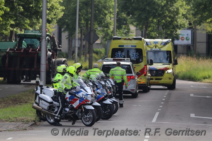 Mediaterplaatse ongeval fietser grasmaaier gouda 10062020 Image00019