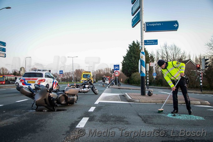 Mediaterplaatse motorrijder gewond qruquius 12032020 Image00006