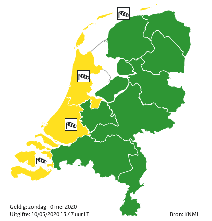 waarschuwing land 0 new