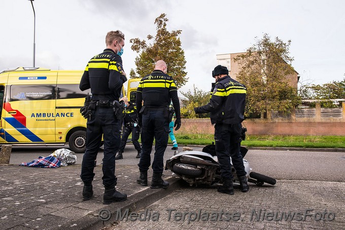 Mediaterplaatse ongeval scooter auto badhoevendorp 14102020 0001Image00003