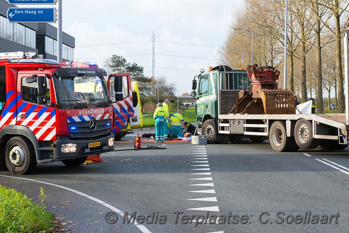 Mediaterplaatse zwaar ongeval motor vrachtwagen hoofddorp 29102020 Image00001