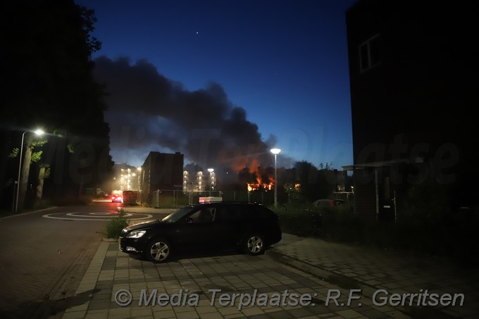 Mediaterplaatse grote brand gouda in leeg pand 0001Image00001