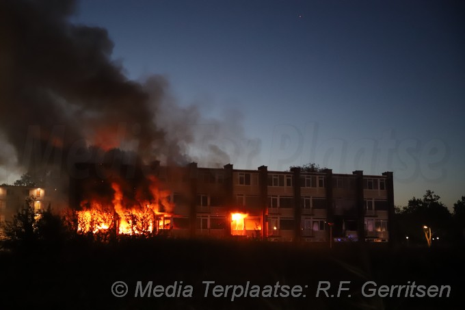 Mediaterplaatse grote brand gouda in leeg pand 0001Image00005