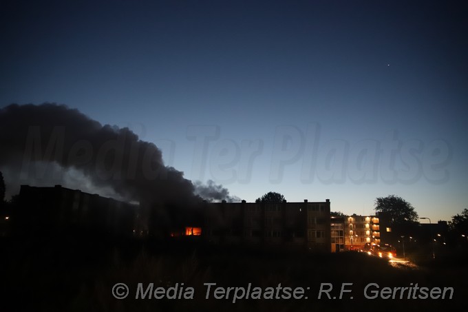 Mediaterplaatse grote brand gouda in leeg pand 0001Image00009