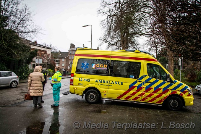 Mediaterplaatse ongeval fietser gewond bloemendaal 15012019 Image00001