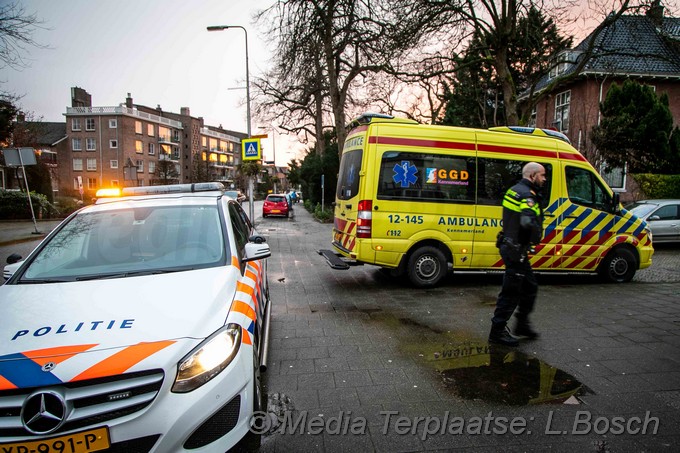 Mediaterplaatse ongeval fietser gewond bloemendaal 15012019 Image00003