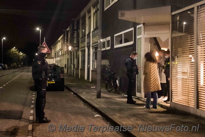 Mediaterplaatse politie vindt ilegaal feest Haarlem 03042021 Image00002