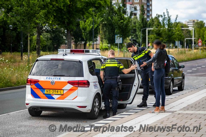 Mediaterplaatse maaltijdbezorger aangereden in haarlem 31072021 Image00001