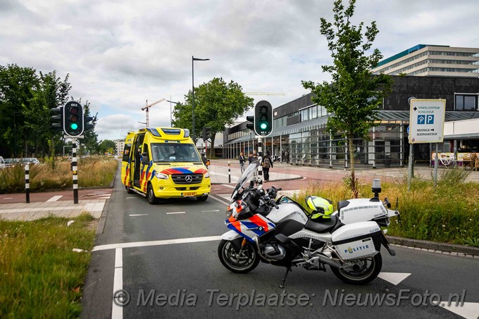 Mediaterplaatse maaltijdbezorger aangereden in haarlem 31072021 Image00002