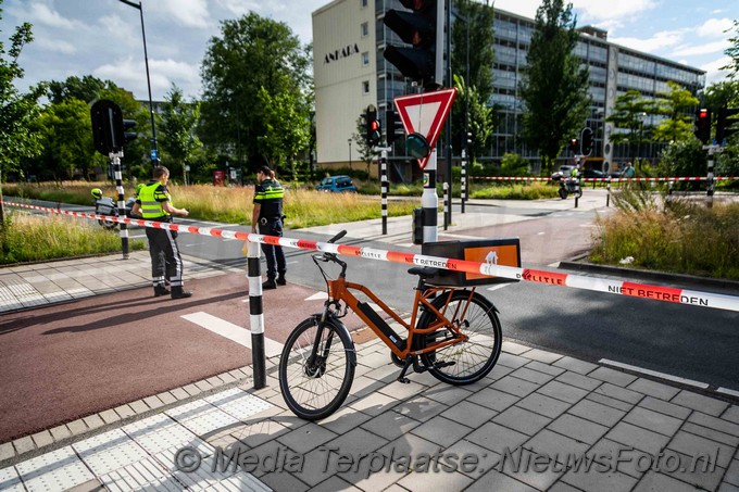 Mediaterplaatse maaltijdbezorger aangereden in haarlem 31072021 Image00006