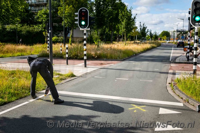 Mediaterplaatse maaltijdbezorger aangereden in haarlem 31072021 Image00008