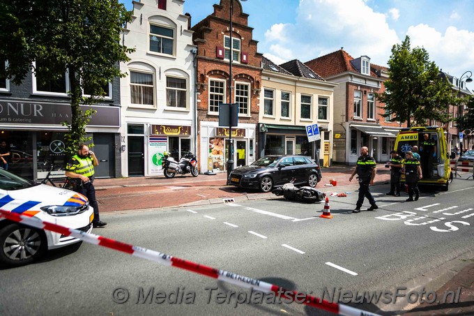 Mediaterplaatse scooterrijder zwaar gewond in centrum haarlem 05082021 Image00006