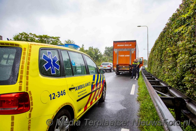 Mediaterplaatse ongeval n208 alleen schade geen leysel auto vrachtwagen 17082021 Image00008
