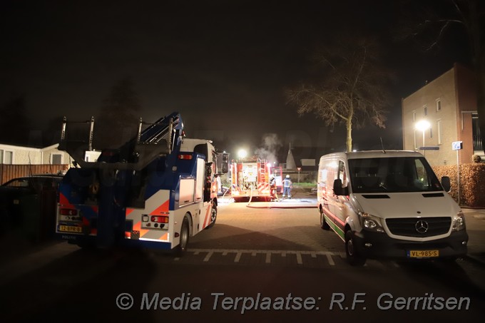 Mediaterplaatse voertuigbrand vannacht in Gouda 07032021 Image00008