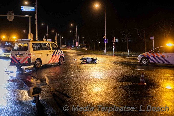Mediaterplaatse scooterrijder gewond na achtervolging Haarlem 27032021 Image00001