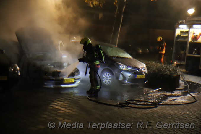 Mediaterplaatse voertuigbrand aan de sonatepad gouda 14102021 Image00019