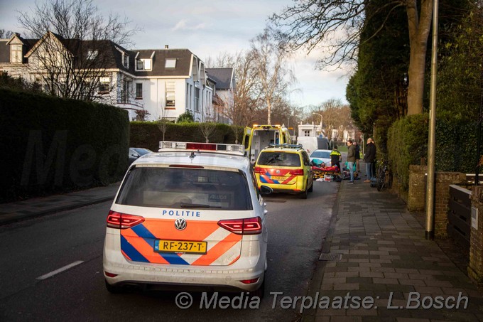 Mediaterplaatse ongeval auto fietser bloemendaal 21112018 Image00001