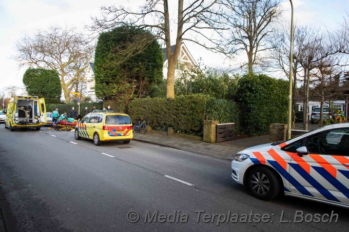 Mediaterplaatse ongeval auto fietser bloemendaal 21112018 Image00002