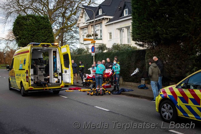 Mediaterplaatse ongeval auto fietser bloemendaal 21112018 Image00005