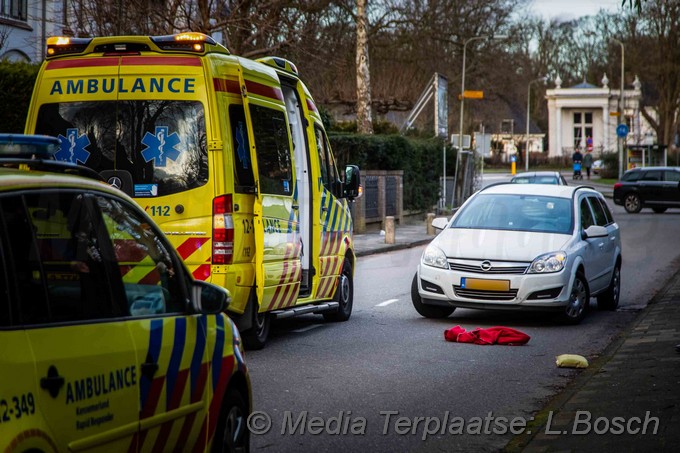 Mediaterplaatse ongeval auto fietser bloemendaal 21112018 Image00007