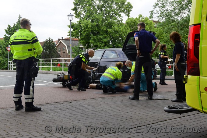 Mediaterplaatse ongeval scooter auto hoofddorp 06072021 Image00002