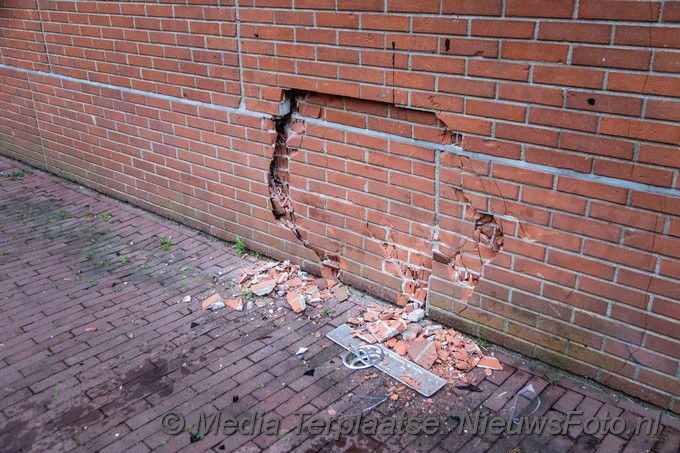 Mediaterplaatse ongeval auto ramt gevel haarlem 13072021 Image00010