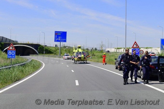 Mediaterplaatse motorrijder overleden op de a4 badhovedorp 02062021 Image00003