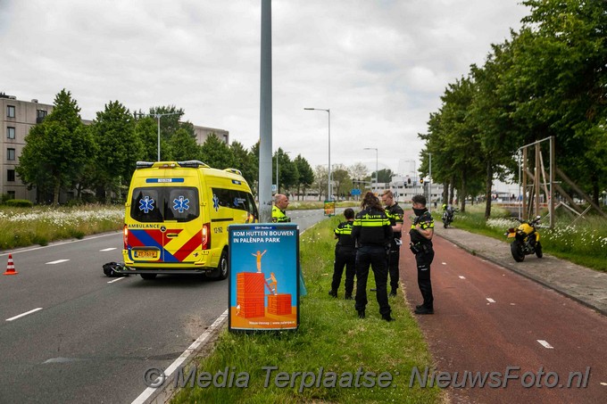 Mediaterplaatse motorrijder ten val hdp 11062021 Image00003