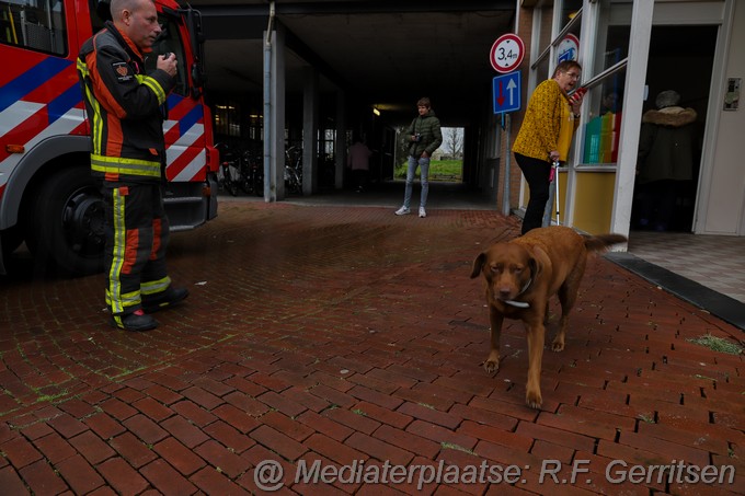 Mediaterplaatse klein brandje gezondheidsgebouw gouda 18112022 Image00009