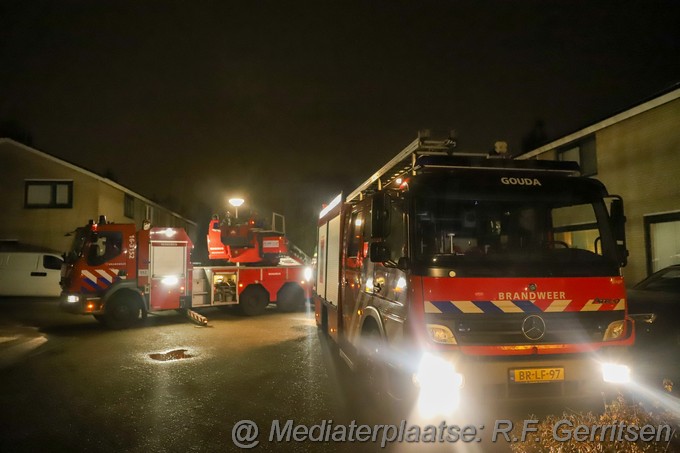 Mediaterplaats woningbrand waterklaver gouda 28112022 Image00028