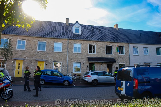 Mediaterplaatse brand woning dreef waddinxveen 09102022Image00028