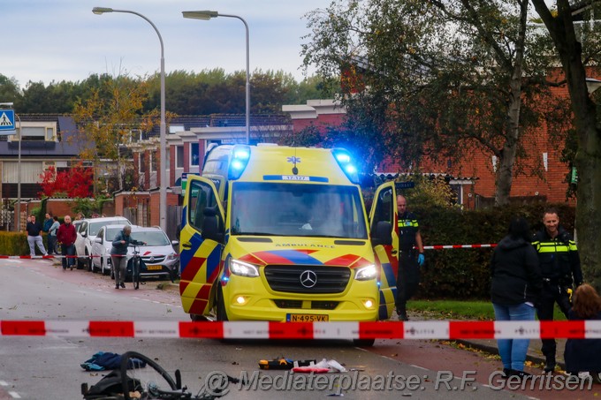 Mediaterplaatse zwaar ongeval hugo de vrieslaan gouda 14102022Image00009