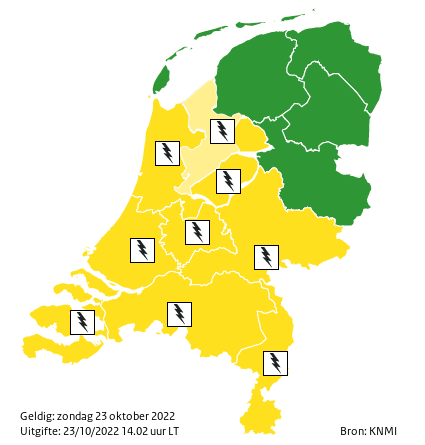 waarschuwing land 0 new