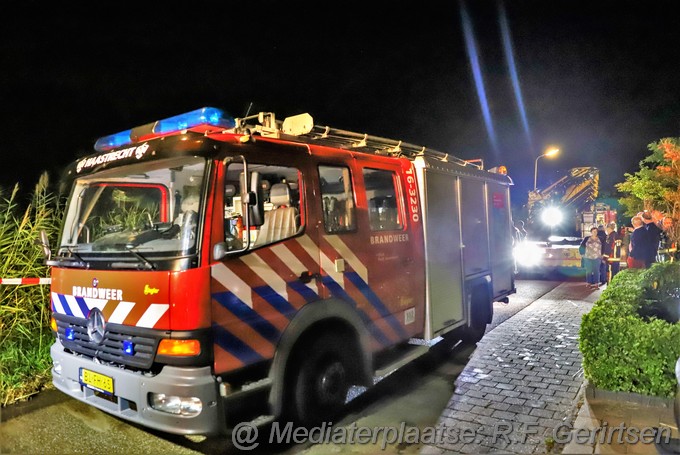 Mediaterplaatse brandweer tas op zijn kant bijna in haastrecht 26072022 Image00018