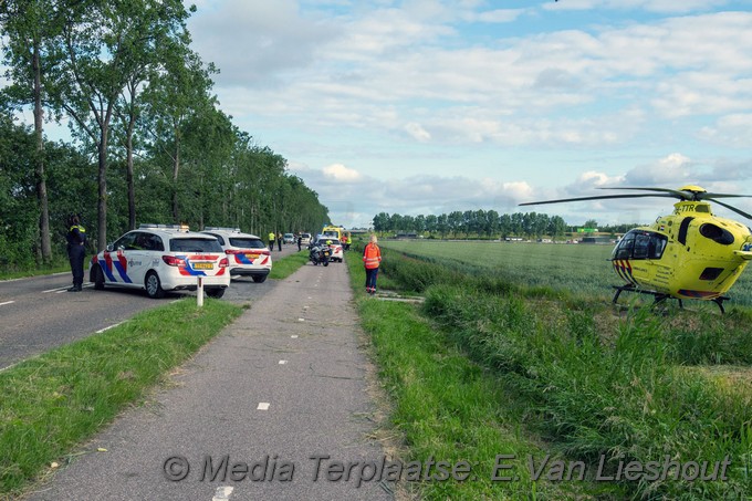 Mediaterplaatse fietser zwaargewond schipholweg in lijnden 13062022 Image00002