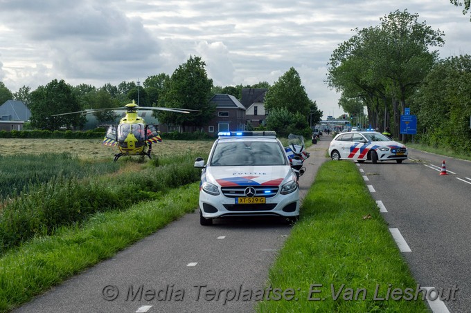 Mediaterplaatse fietser zwaargewond schipholweg in lijnden 13062022 Image00007