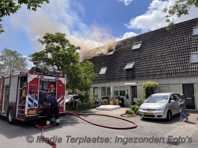 Mediaterplaatse flinke woning brand in hoofddorp 13062022 Image00005