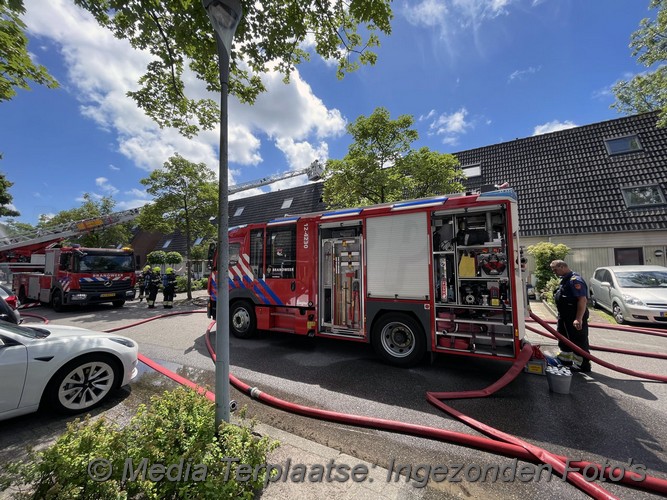 Mediaterplaatse flinke woning brand in hoofddorp 13062022 Image00015