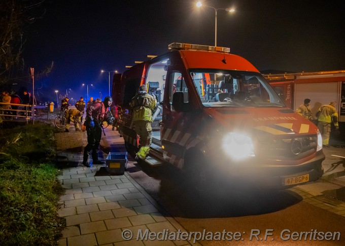 Mediaterplaatse mogelijk persoon te water kanaaldijk waddinxveen 26122023 Image00006