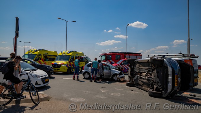 Mediaterplaatse verkeers ongeval kanaaldijk gouda gouda 16062023 Image00004
