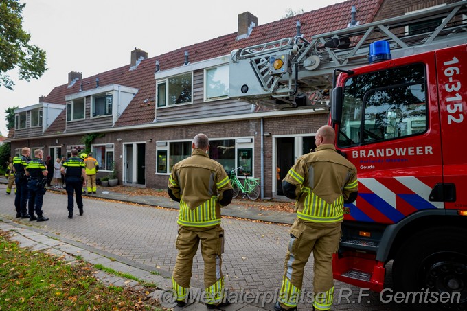 Mediaterplaatse woningbrand noothoven van goor straat gouda 06102023 Image00002