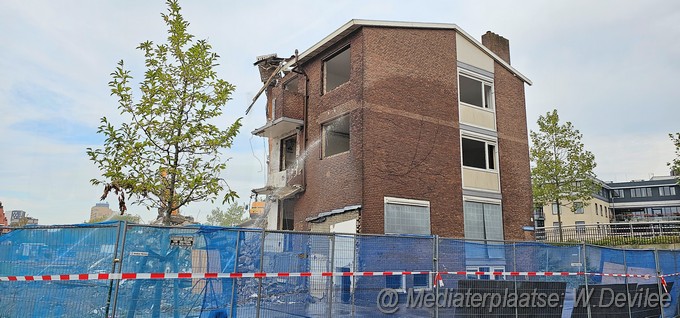 Mediaterplaatse sloop laaste flatwoning leiden WPF Image00005