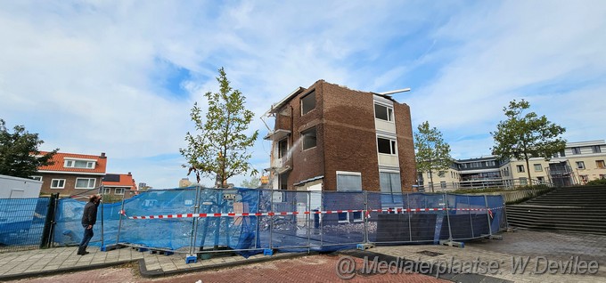 Mediaterplaatse sloop laaste flatwoning leiden WPF Image00013