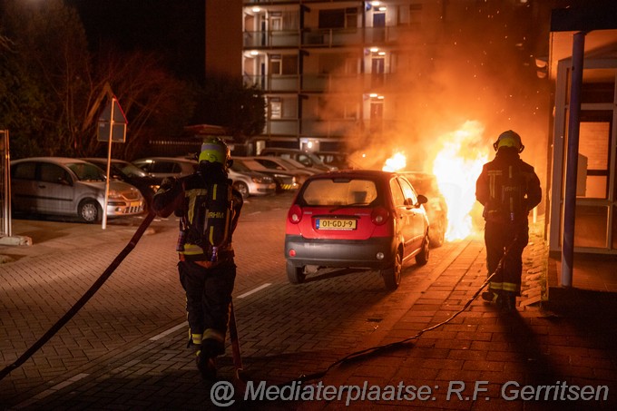 Mediaterplaatse voertuigbrand gedenklaan gouda 21012023 Image00064
