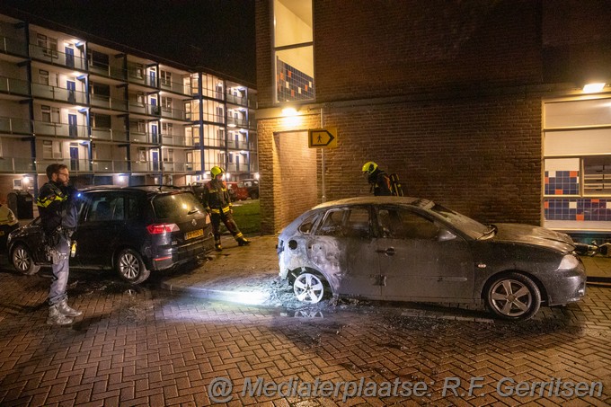 Mediaterplaatse voertuigbrand gedenklaan gouda 21012023 Image00152