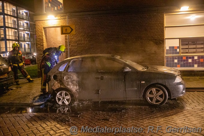 Mediaterplaatse voertuigbrand gedenklaan gouda 21012023 Image00165